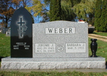 Weber (China grey with Jet Black Steeple)